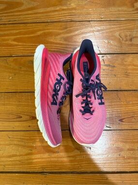 (628) HOKA MACH 5 PINK SHOES